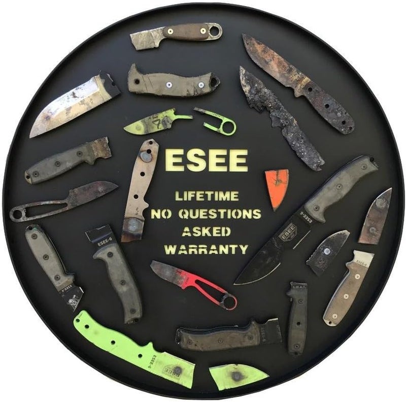 ESEE Izula Fixed Blade Knife w/Molded Polymer Sheath and Clip Plate - Image 5